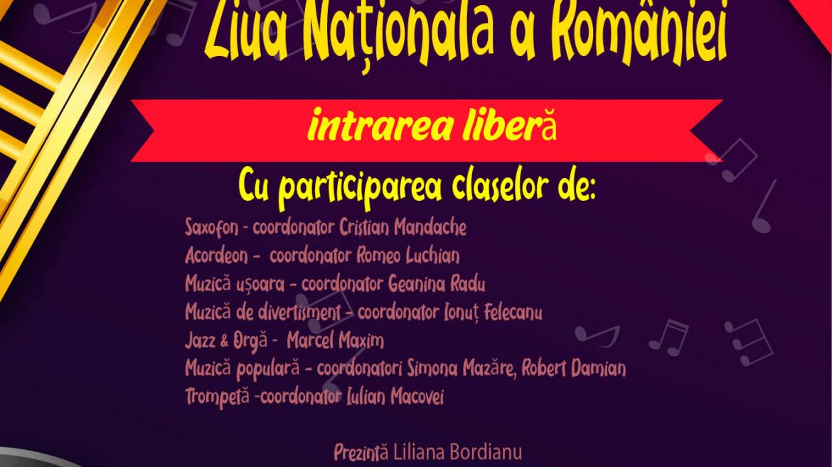 Spectacol cu ocazia Zilei Naționale a României
