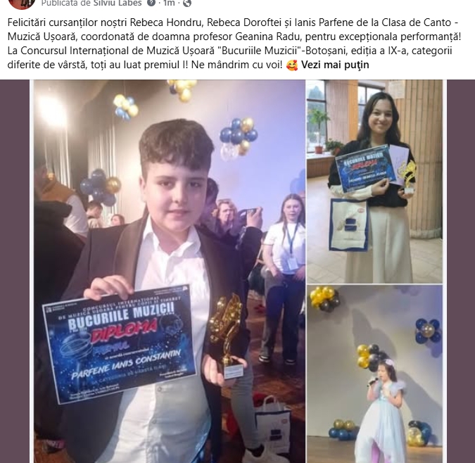 Ne mândrim cu ei!
